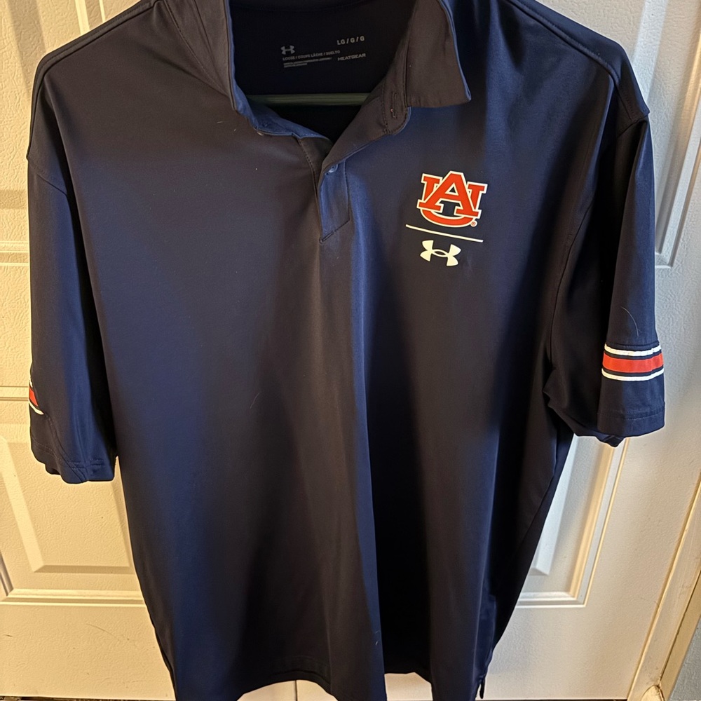 LG Navy Men's Polo Shirt - AUBURN